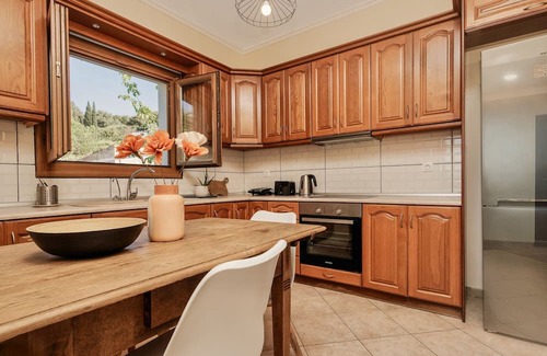 Afionas Villa | Villa Anafoufou Afionas with private heatable pool