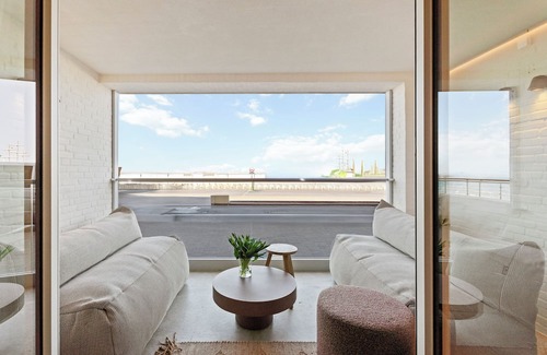 Heist Apartment | FREDERIK Knokke-Heist op de zeedijk met strandcabine - VOSPROPERTIES
