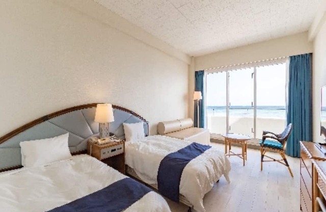 Ocean view twin vs | Standard stay plan with bre / Shimajirigun Okinawa