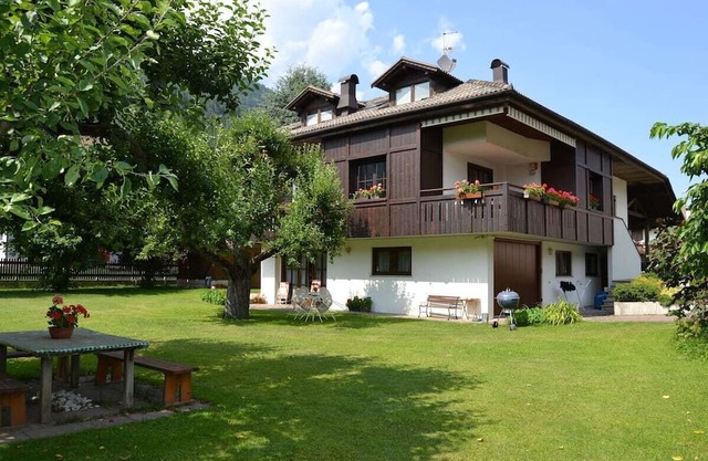 Three-room apartment on the top floor of a villa