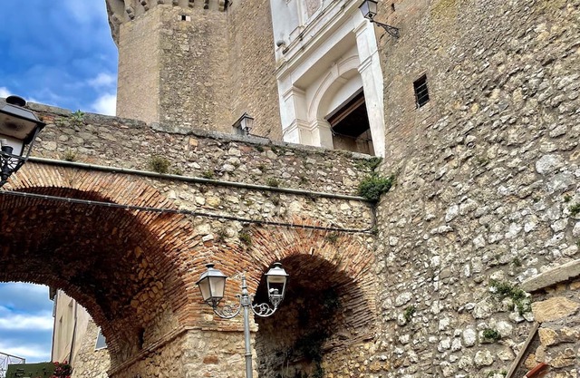 Rome Castle House with Meals & Wine, within the interior of a medieval castle.