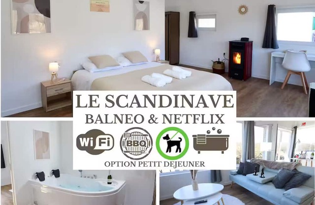 Le Scandinave - Romantic Balneo BBQ Terrace Netflix Cycle path Meuse
