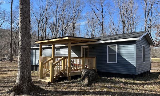 Lyndhurst House | Cozy Creekside Home with the National Forest at your back door !