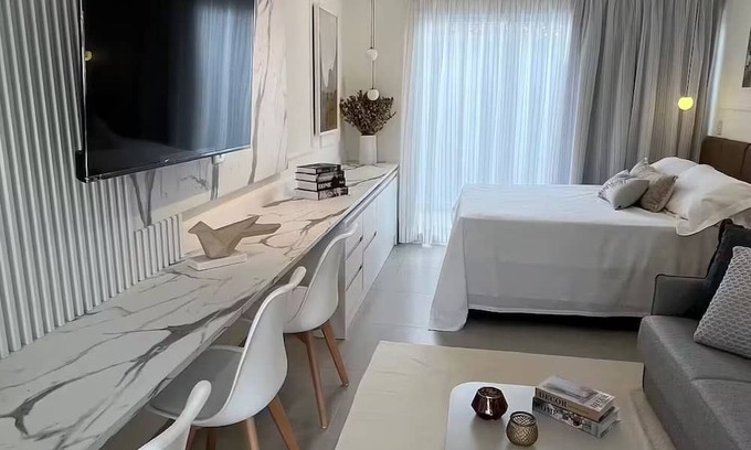 Centro Condo | Comfort in Peruibe - Gated community and swimming pool