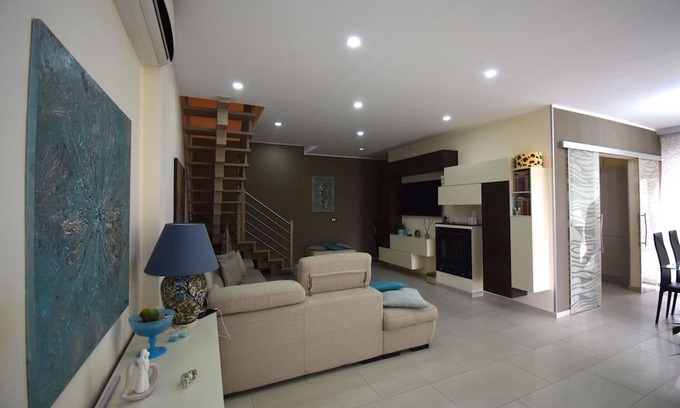 Praia a Mare Villa | Wonderful private villa for 6 people with WIFI, A/C, TV, patio, panoramic view and parking