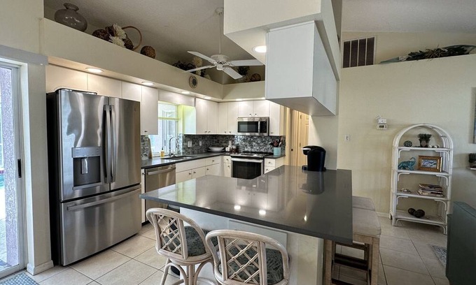 Overbrook Gardens House | "Charming 3-Bed, 2-Bath Furnished Pool Home in Sarasota - 2227 Sq Ft of Comfort