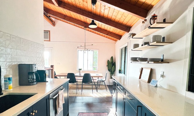 Copake Lake House | Modern hilltop chalet-style cabin @ Copake Lake