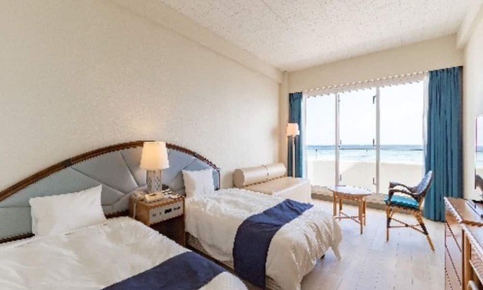 Kumejima House | Ocean view twin vs | Standard stay plan with bre / Shimajirigun Okinawa