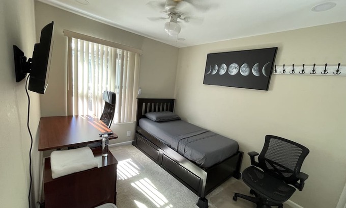 South San Jose House | Kick back and relax in this one bedroom R3 with all comforts.