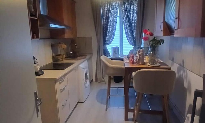 Belfort Apartment | La Roseraie summer garden apartment, quiet and functional